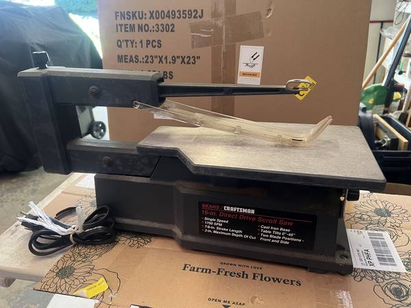 Sears Craftsman 16 inch Variable Speed Scroll Saw 1