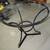 Wrought iron and glass top table 6 thumbnail