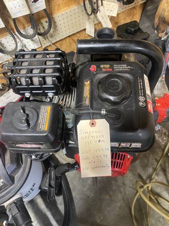 Simpson Water/Trash pump 1