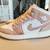 NIKE Air Jordan 1 Mid SE White/Sail/Legend Pink Size 5.5Y womens 7 1 thumbnail