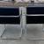 Pair BRNO Mies van der Rohe black leather chrome tubular chairs MCM 4 thumbnail