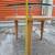 Mid Century Glass Top End Table / Side Table Modern Wood 4 thumbnail
