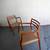 Vintage JL Moller #62 armchairs with cord seats - two available 2 thumbnail