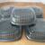 5 14 Inch Square Plastic Food Trays with Lids Covers EUC 1 thumbnail