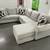 Free Delivery - Modern Light Grey Sectional Set 2 thumbnail