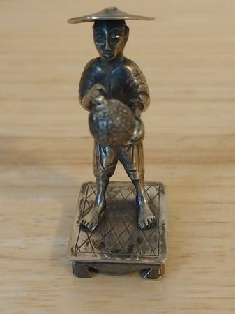 Chinese Export Silver Figurine - Wang Hing 1