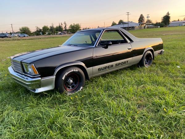 1979 El Camino funciona y maneja excelente, 305 pulgadas cúbicas - $9,800 (Tacoma Puyallup)63470611052289122