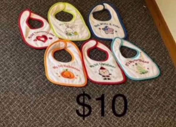 “My 1st” bib set 1