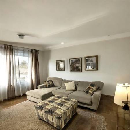 Sofa Sleeper Couch + Ottoman + Pillows — Sleeps Queen 1