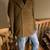 MENS JOHN VARVATOS BROWN CASHMERE and WOOL COAT Size LARGE 4 thumbnail