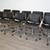 10 Mid Century Modern Walnut Wood and Gen. Leather Office Chairs 2 thumbnail
