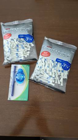 Golf tees 3 1/4, Cooler bag 1