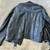 VINTAGE MADE IN USA BLACK LEATHER MOTORCYCLE JACKET 9 thumbnail