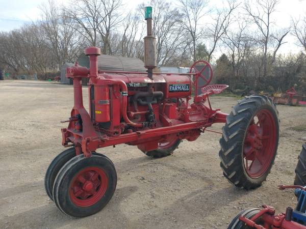 1937 Farmall F-20 Tractor Runs Good 1