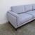 3-Seat Gaby Sofa in Grey Brushed Knit Fabric 6 thumbnail