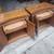 Solid wood set of vintage nightstands 3 thumbnail