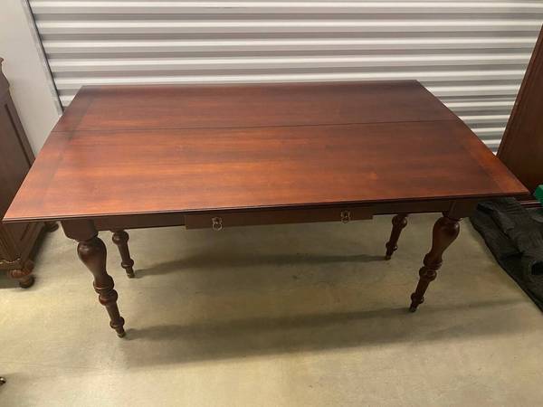 Ethan Allen British Classics Mahogany Console Folding Dining Table 1
