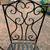 2 black Wrought iron outdoor chairs 7 thumbnail