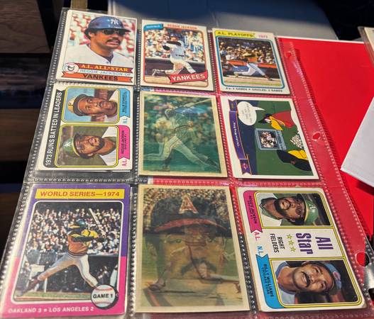 Reggie Jackson Yanks Angels Oakland Hall Of Fame BaseballCards 1