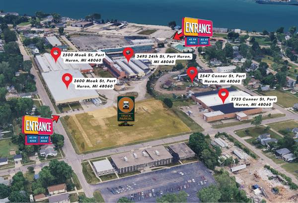 Semi Truck/Trailer Parking & Outdoor Storage  – 2600 Moak Street 1