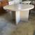 Round Maple Laminate Table X-Shaped Pedestal Base Used Good Cond 4 thumbnail