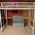 Metal Loft Bed with Bunkie boards and Twin Mattress 2 thumbnail