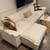 Cream Sectional Sofa + Movable Ottoman – Modular Design 4 thumbnail