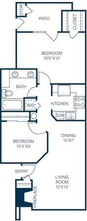 $1,050 / 2br - 805ft2 - Recycling, Built in Bookshelves, Minutes away from White Rock Lake (9707 Walnut Hl Ln, Dallas, TX)63796555950595124