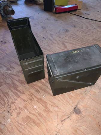 Two Weather Sealed Storage Cans PRICEB REDUCED Again 1