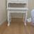 White Vanity and matching padded stool 2 thumbnail