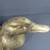 Large Brass Mid Century Duck Statue Natural Patina 15 1/2" Length 6 thumbnail