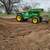 John Deere 112 Garden Tractor With Dozer Blade And Tiller 16 thumbnail