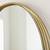 Mirror - Oval in Antique Brass – FABULOUS PRICE! 3 thumbnail
