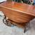 Vintage Wood 3 Tier Rolling Tea Cart 2 thumbnail