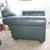 Hickory Genuine Green Leather Lounge Sofa Chair 4 thumbnail