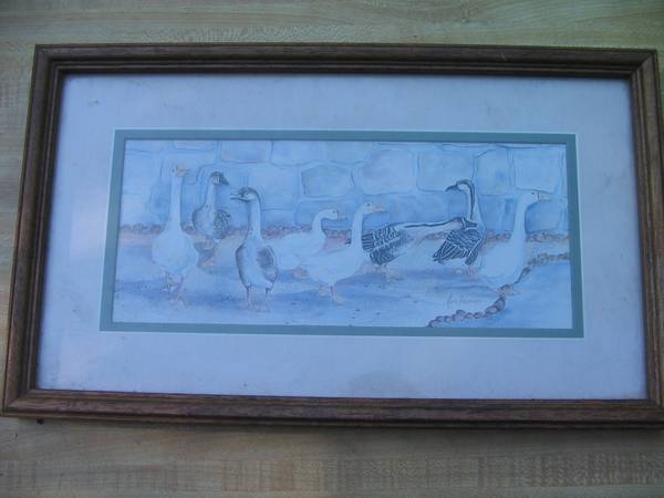 "Ducks" Art Print and Frame 1
