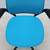 Steelcase Cobi Ergonomic Desk Task Chair in Blue Jay Color Fabric 16 thumbnail