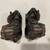 Vintage Asian Hand Carved Wooden Guardian Foo Dogs Floating Balls Insi 7 thumbnail