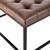 Modern Square Button Tufted Ottoman 5 thumbnail