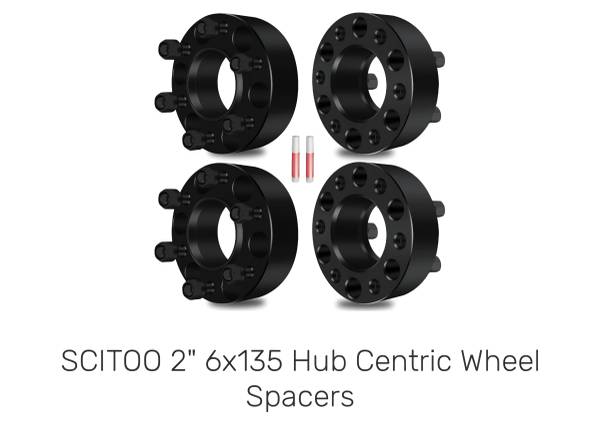 2" centric wheel spacers for 6x135 1