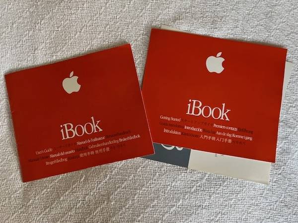 Original Apple iBook Clamshell User's Guide & Getting Started book 1