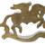 ART NOUVEAU HORSE RIDER & SNAKE BRONZE ANTIQUE WALL SCULPTURE SIGNED 2 thumbnail