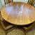 Solid Oak Antique Table with Lion's Paw feet and chairs (6) 1 thumbnail