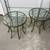Glass Top Metal Side and Console Tables 3 thumbnail