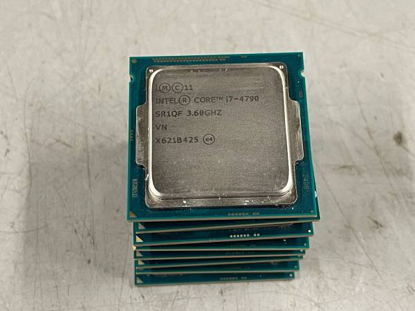 LOT  OF  10 CPU  PROCESSOR'S   INTEL  QUAD  CORE    I7-4790   3.60 GHZ 1