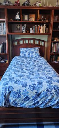 Twin Bed Frame & Mattress 1