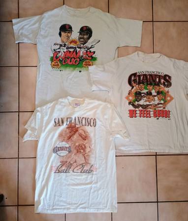Vintage SF giants shirt bundle 1