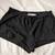 Bershka Black Shorts Lounge Shorts Drawstring - Size L 100% cotton 1 thumbnail