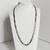 VTG. Sterling Silver FIGARO Chain Link 22 1/2" Necklace, 46 Grams 4 thumbnail
