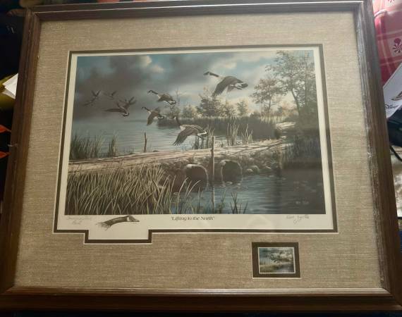 KEN ZYLLA print with stamp (Lifting To The North) 1